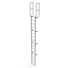 TRI-ARC - Rolling & Wall Mounted Ladders & Platforms Type: Fixed Ladder Style: Safety Cage - Exact Tool & Supply