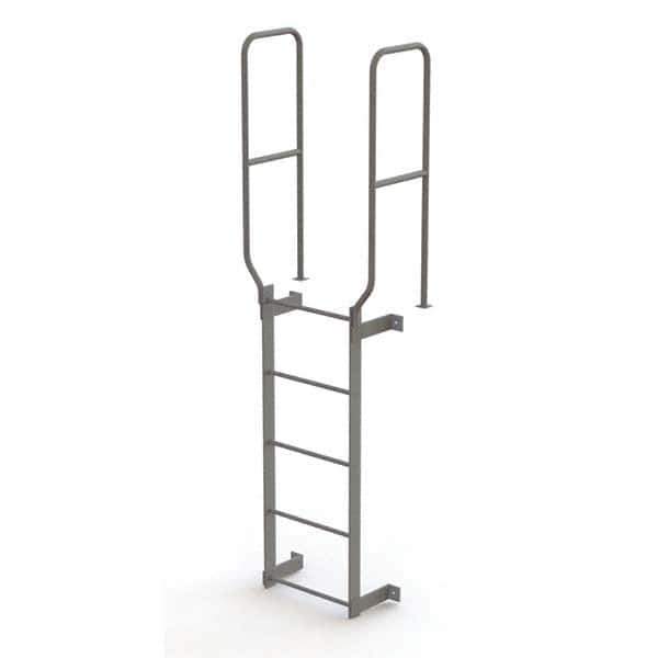 TRI-ARC - Rolling & Wall Mounted Ladders & Platforms Type: Fixed Ladder Style: Safety Cage - Exact Tool & Supply