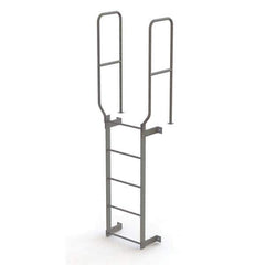 TRI-ARC - Rolling & Wall Mounted Ladders & Platforms Type: Fixed Ladder Style: Safety Cage - Exact Tool & Supply