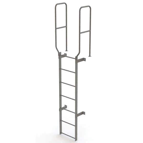 TRI-ARC - Rolling & Wall Mounted Ladders & Platforms Type: Fixed Ladder Style: Safety Cage - Exact Tool & Supply