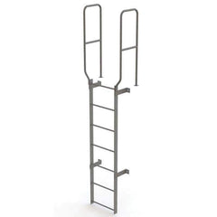 TRI-ARC - Rolling & Wall Mounted Ladders & Platforms Type: Fixed Ladder Style: Safety Cage - Exact Tool & Supply