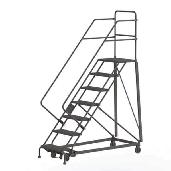 TRI-ARC - Rolling & Wall Mounted Ladders & Platforms Type: Stairway Slope Ladder Style: Rolling Safety Ladder - Exact Tool & Supply