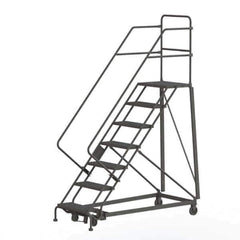 TRI-ARC - Rolling & Wall Mounted Ladders & Platforms Type: Stairway Slope Ladder Style: Rolling Safety Ladder - Exact Tool & Supply