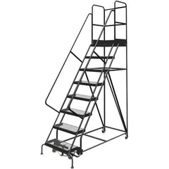TRI-ARC - Rolling & Wall Mounted Ladders & Platforms Type: Rolling Warehouse Ladder Style: Rolling Platform Ladder - Exact Tool & Supply