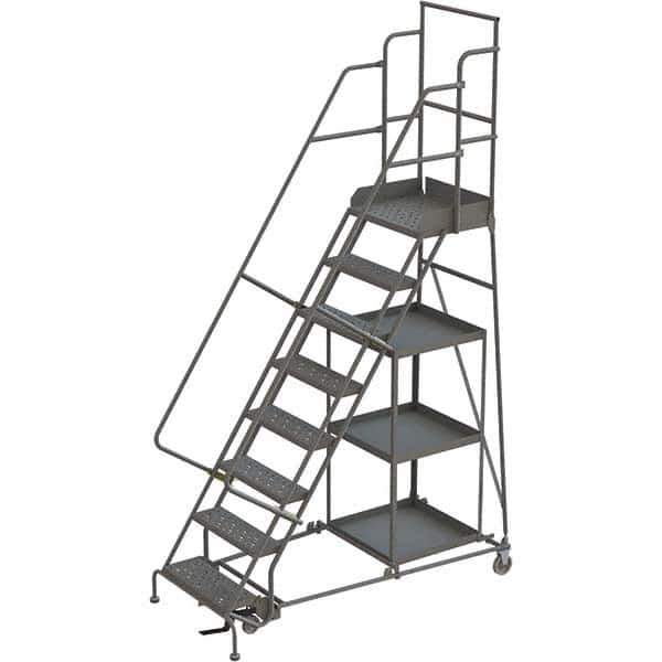 TRI-ARC - Rolling & Wall Mounted Ladders & Platforms Type: Stock-Picking Ladder Style: Rolling Safety Stock Picking Ladder - Exact Tool & Supply