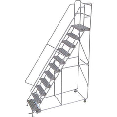 TRI-ARC - Rolling & Wall Mounted Ladders & Platforms Type: Rolling Warehouse Ladder Style: Rolling Safety Ladder - Exact Tool & Supply