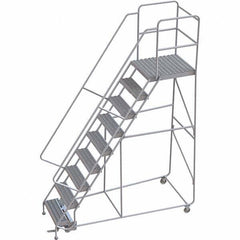TRI-ARC - Rolling & Wall Mounted Ladders & Platforms Type: Rolling Warehouse Ladder Style: Rolling Safety Ladder - Exact Tool & Supply