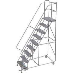 TRI-ARC - Rolling & Wall Mounted Ladders & Platforms Type: Rolling Warehouse Ladder Style: Rolling Safety Ladder - Exact Tool & Supply