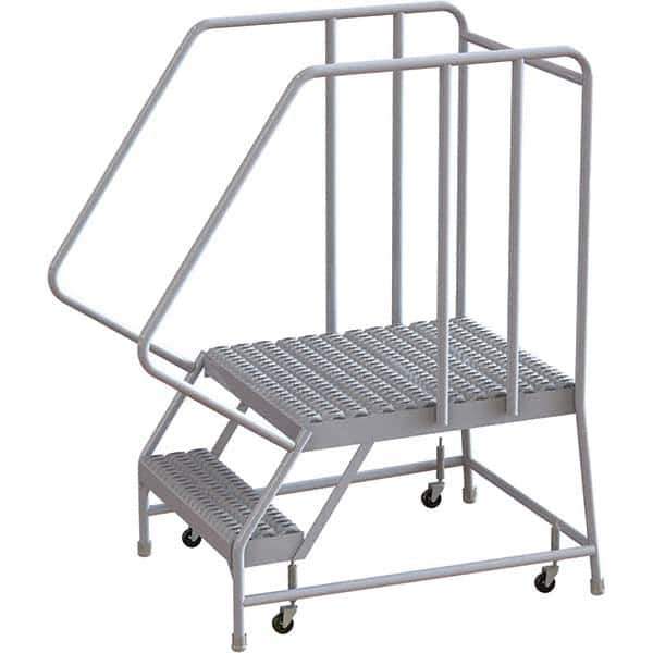 TRI-ARC - Rolling & Wall Mounted Ladders & Platforms Type: Rolling Warehouse Ladder Style: Rolling Safety Ladder - Exact Tool & Supply