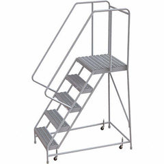 TRI-ARC - Rolling & Wall Mounted Ladders & Platforms Type: Rolling Warehouse Ladder Style: Rolling Safety Ladder - Exact Tool & Supply
