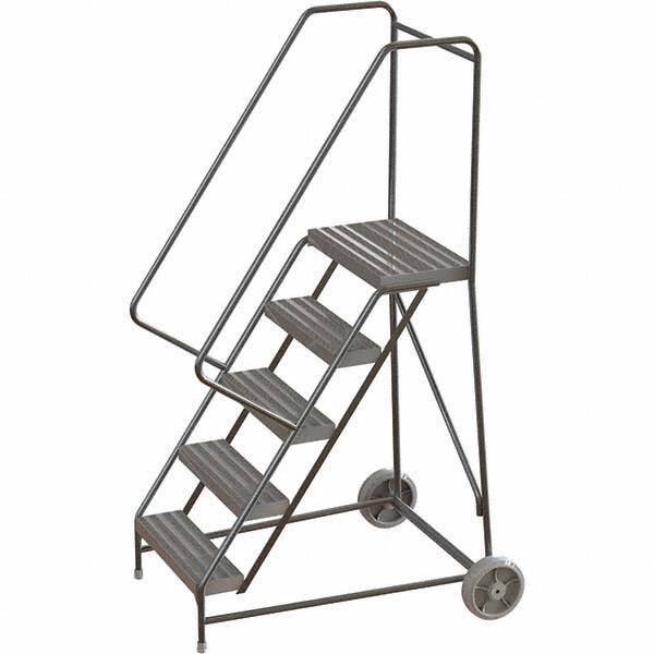 TRI-ARC - Rolling & Wall Mounted Ladders & Platforms Type: Rolling Warehouse Ladder Style: Rolling Safety Ladder - Exact Tool & Supply