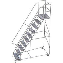 TRI-ARC - Rolling & Wall Mounted Ladders & Platforms Type: Rolling Warehouse Ladder Style: Rolling Safety Ladder - Exact Tool & Supply