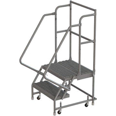 TRI-ARC - Rolling & Wall Mounted Ladders & Platforms Type: Rolling Warehouse Ladder Style: Rolling Platform Ladder - Exact Tool & Supply