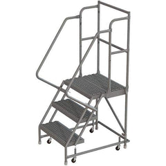 TRI-ARC - Rolling & Wall Mounted Ladders & Platforms Type: Rolling Warehouse Ladder Style: Rolling Platform Ladder - Exact Tool & Supply