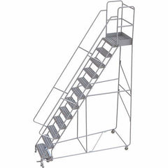 TRI-ARC - Rolling & Wall Mounted Ladders & Platforms Type: Rolling Warehouse Ladder Style: Rolling Safety Ladder - Exact Tool & Supply