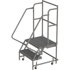 TRI-ARC - Rolling & Wall Mounted Ladders & Platforms Type: Rolling Warehouse Ladder Style: Rolling Platform Ladder - Exact Tool & Supply