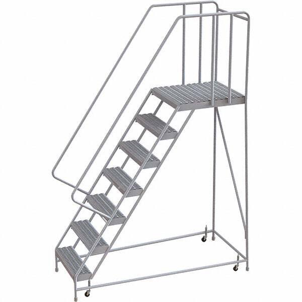 TRI-ARC - Rolling & Wall Mounted Ladders & Platforms Type: Rolling Warehouse Ladder Style: Rolling Safety Ladder - Exact Tool & Supply
