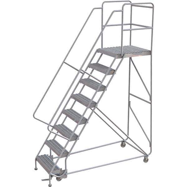 TRI-ARC - Rolling & Wall Mounted Ladders & Platforms Type: Rolling Warehouse Ladder Style: Rolling Safety Ladder - Exact Tool & Supply