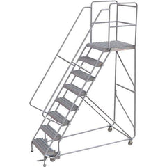 TRI-ARC - Rolling & Wall Mounted Ladders & Platforms Type: Rolling Warehouse Ladder Style: Rolling Safety Ladder - Exact Tool & Supply