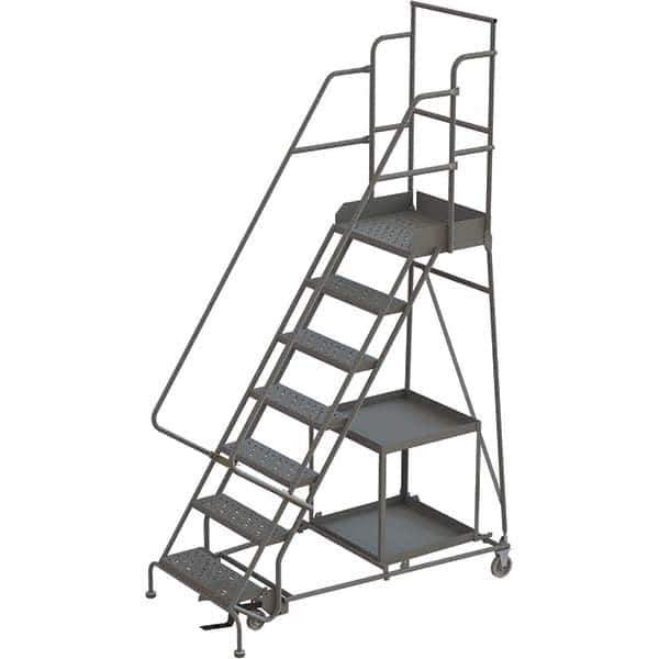 TRI-ARC - Rolling & Wall Mounted Ladders & Platforms Type: Stock-Picking Ladder Style: Rolling Safety Stock Picking Ladder - Exact Tool & Supply