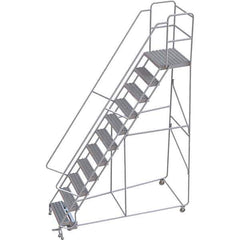 TRI-ARC - Rolling & Wall Mounted Ladders & Platforms Type: Rolling Warehouse Ladder Style: Rolling Safety Ladder - Exact Tool & Supply