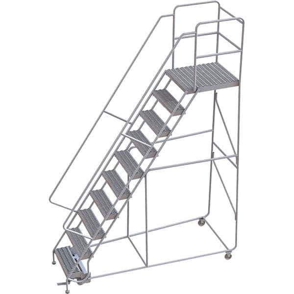 TRI-ARC - Rolling & Wall Mounted Ladders & Platforms Type: Rolling Warehouse Ladder Style: Rolling Safety Ladder - Exact Tool & Supply