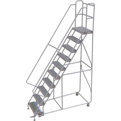 TRI-ARC - Rolling & Wall Mounted Ladders & Platforms Type: Rolling Warehouse Ladder Style: Rolling Safety Ladder - Exact Tool & Supply