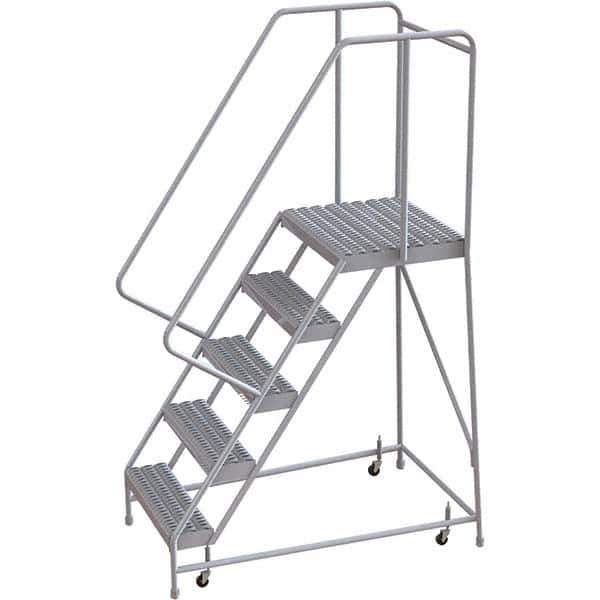 TRI-ARC - Rolling & Wall Mounted Ladders & Platforms Type: Rolling Warehouse Ladder Style: Rolling Safety Ladder - Exact Tool & Supply
