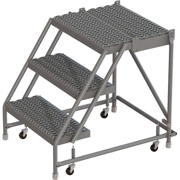 TRI-ARC - Rolling & Wall Mounted Ladders & Platforms Type: Rolling Warehouse Ladder Style: Rolling Platform Ladder - Exact Tool & Supply