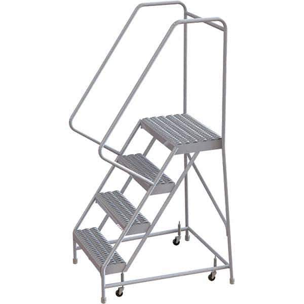 TRI-ARC - Rolling & Wall Mounted Ladders & Platforms Type: Rolling Warehouse Ladder Style: Rolling Safety Ladder - Exact Tool & Supply