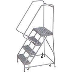 TRI-ARC - Rolling & Wall Mounted Ladders & Platforms Type: Rolling Warehouse Ladder Style: Rolling Safety Ladder - Exact Tool & Supply