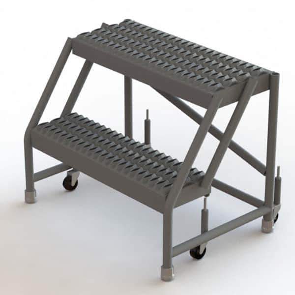 TRI-ARC - Rolling & Wall Mounted Ladders & Platforms Type: Rolling Warehouse Ladder Style: Rolling Platform Ladder - Exact Tool & Supply