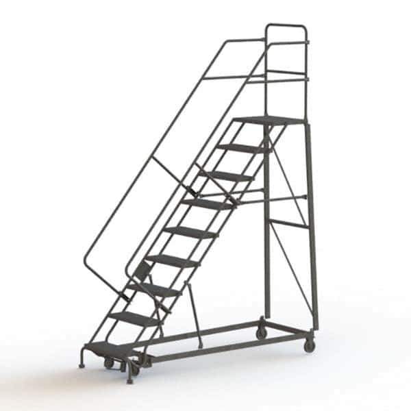 TRI-ARC - Rolling & Wall Mounted Ladders & Platforms Type: Stairway Slope Ladder Style: Rolling Safety Ladder - Exact Tool & Supply