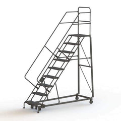TRI-ARC - Rolling & Wall Mounted Ladders & Platforms Type: Stairway Slope Ladder Style: Rolling Safety Ladder - Exact Tool & Supply