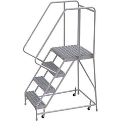 TRI-ARC - Rolling & Wall Mounted Ladders & Platforms Type: Rolling Warehouse Ladder Style: Rolling Safety Ladder - Exact Tool & Supply