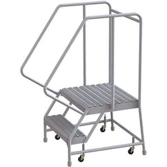 TRI-ARC - Rolling & Wall Mounted Ladders & Platforms Type: Rolling Warehouse Ladder Style: Rolling Safety Ladder - Exact Tool & Supply