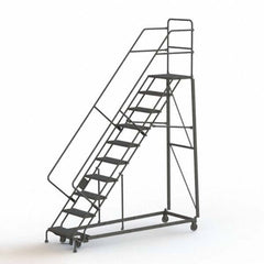 TRI-ARC - Rolling & Wall Mounted Ladders & Platforms Type: Stairway Slope Ladder Style: Rolling Safety Ladder - Exact Tool & Supply