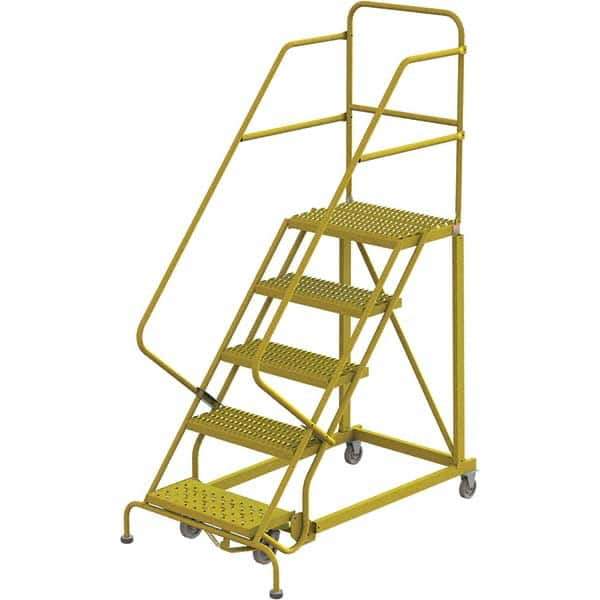 TRI-ARC - Rolling & Wall Mounted Ladders & Platforms Type: Stairway Slope Ladder Style: Forward Descent 50 Degree Incline - Exact Tool & Supply