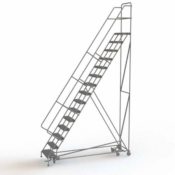 TRI-ARC - Rolling & Wall Mounted Ladders & Platforms Type: All-Directional Ladder Style: Forward Descent 50 Degree Incline - Exact Tool & Supply