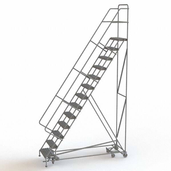 TRI-ARC - Rolling & Wall Mounted Ladders & Platforms Type: All-Directional Ladder Style: Forward Descent 50 Degree Incline - Exact Tool & Supply