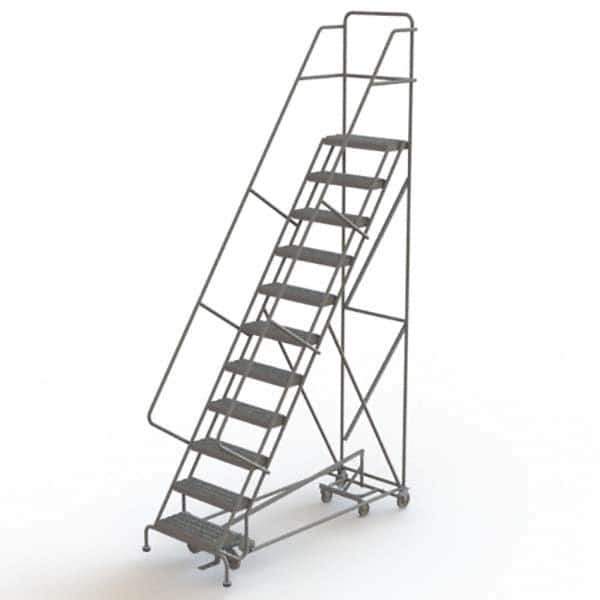 TRI-ARC - Rolling & Wall Mounted Ladders & Platforms Type: All-Directional Ladder Style: Forward Descent 50 Degree Incline - Exact Tool & Supply