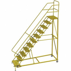 TRI-ARC - Rolling & Wall Mounted Ladders & Platforms Type: Stairway Slope Ladder Style: Forward Descent 50 Degree Incline - Exact Tool & Supply