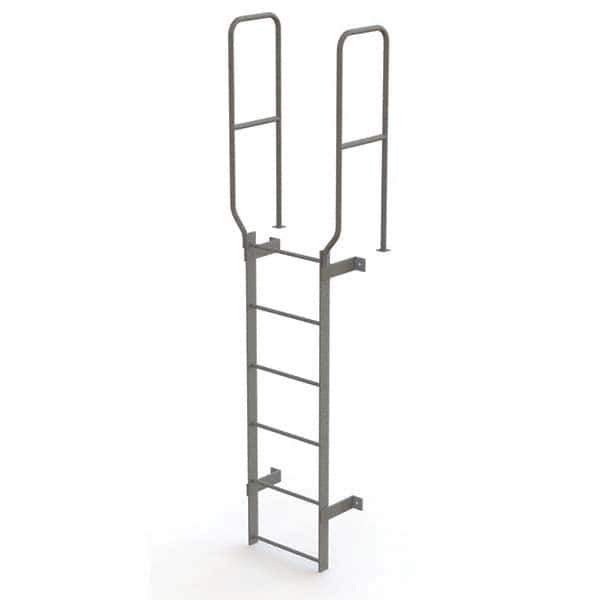 TRI-ARC - Rolling & Wall Mounted Ladders & Platforms Type: Fixed Ladder Style: Safety Cage - Exact Tool & Supply