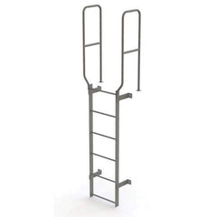 TRI-ARC - Rolling & Wall Mounted Ladders & Platforms Type: Fixed Ladder Style: Safety Cage - Exact Tool & Supply