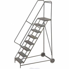 TRI-ARC - Rolling & Wall Mounted Ladders & Platforms Type: Rolling Warehouse Ladder Style: Rolling Safety Ladder - Exact Tool & Supply