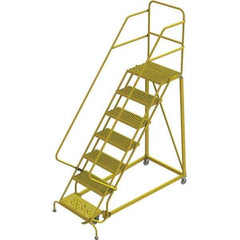 TRI-ARC - Rolling & Wall Mounted Ladders & Platforms Type: Stairway Slope Ladder Style: Forward Descent 50 Degree Incline - Exact Tool & Supply