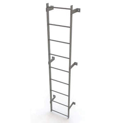 TRI-ARC - Rolling & Wall Mounted Ladders & Platforms Type: Fixed Ladder Style: Safety Cage - Exact Tool & Supply
