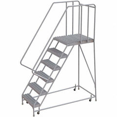 TRI-ARC - Rolling & Wall Mounted Ladders & Platforms Type: Rolling Warehouse Ladder Style: Rolling Safety Ladder - Exact Tool & Supply