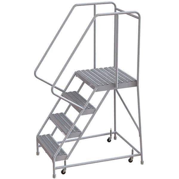 TRI-ARC - Rolling & Wall Mounted Ladders & Platforms Type: Rolling Warehouse Ladder Style: Rolling Safety Ladder - Exact Tool & Supply