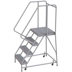 TRI-ARC - Rolling & Wall Mounted Ladders & Platforms Type: Rolling Warehouse Ladder Style: Rolling Safety Ladder - Exact Tool & Supply